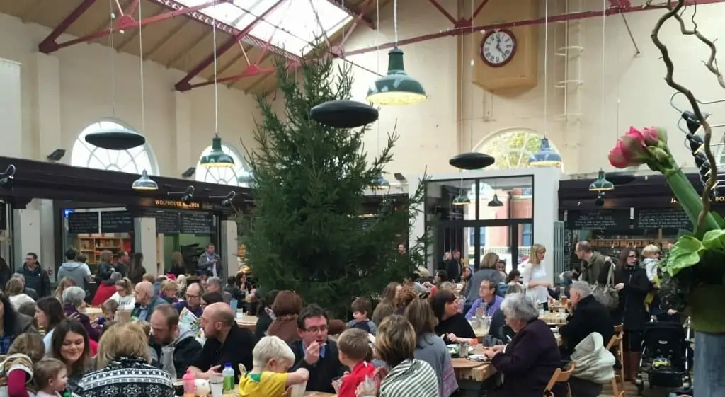 Ruimteverwarming in Altrincham Market